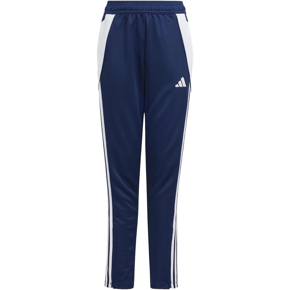 NWT adidas Unisex Kid's Tiro 24 Training Pants, Team Navy Blue/White-Sz M